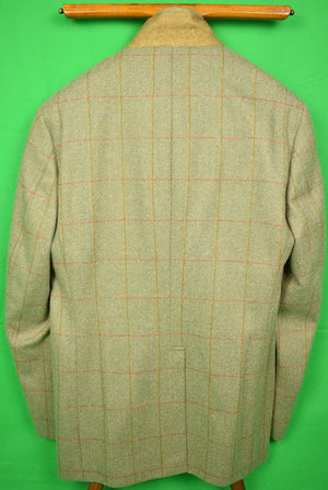"J. Press x Robert Noble Gamekeeper Tweed Huntsman Jacket Woven In Scotland" Sz: 40L