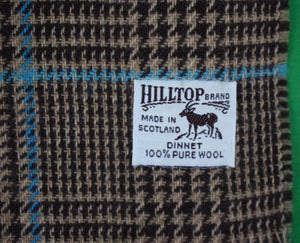 Scottish Prince Of Wales Plaid Flannel Wool Scarf