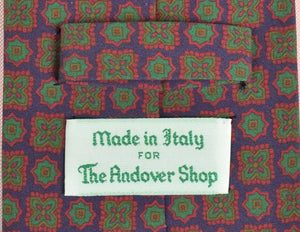 "The Andover Shop Ancient Madder Foulard Print Tie"