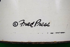 "Fred Press Jockey Tin Ice Bucket"