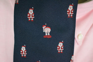 "Chipp Santa Flashing Navy Club Tie"