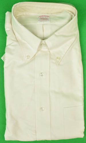"Brooks Brothers White OCBD Shirt" Sz 17-6 (DEADSTOCK x 2 w/ BB Tags!) (SOLD)