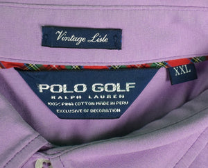 "Ralph Lauren Polo Golf Lavender S/S Miacomet Club Nantucket Shirt" Sz: XXL (SOLD)