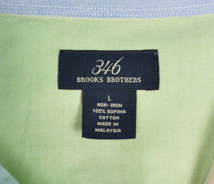 Brooks Brothers 346 Patch Panel OCBD Fun Shirt Sz: L