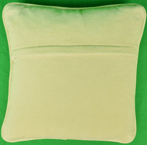 "Ekwanok Country Club Hand-Petit Needlepoint Pillow" (New) (SOLD)