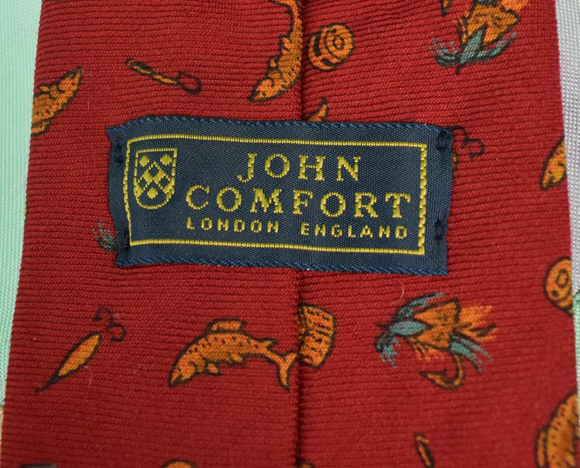 "John Comfort London English Burg Challis Angler's Tie"