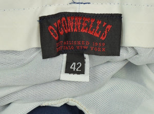 O'Connell's Navy Poplin Swim Trunks w/ Embroidered Green Whales Sz: 42"W