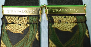 "Trafalgar 'Les Leopards' Silk Braces x Paul Stuart" (New w/ PS Tag!) (SOLD)