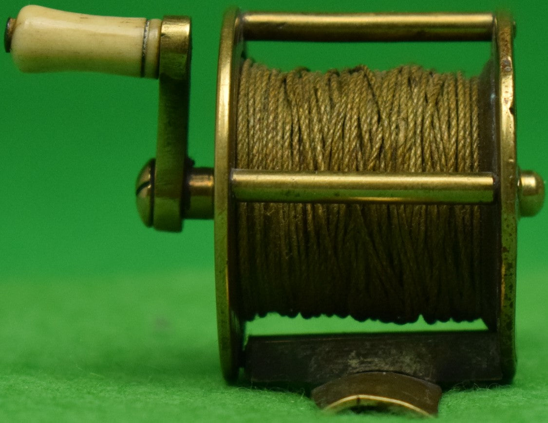 antique brass fishing reels Vintage English Brass Fishing Reel