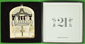 "21" Club New York Jockey Christmas Ornament (New in Box!) (SOLD)