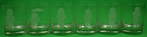 Set Of 6 Abercrombie & Fitch x London Owl Company Old Fashioned Glasses