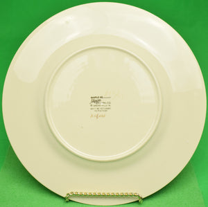 Mayer China Dinner Plate w/ Green Polo Player