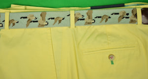 "Hand-Needlepoint Canada Geese Belt" Sz 38"W (SOLD)