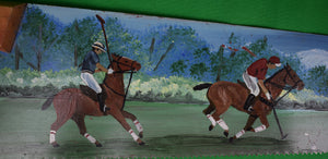 "Hand-Painted Polo Player Saw/ Blade"