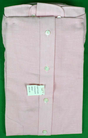 Britches Georgetowne Great Outdoors Pink OCBD Shirt Sz 16-33 (Deadstock w/ Tag)