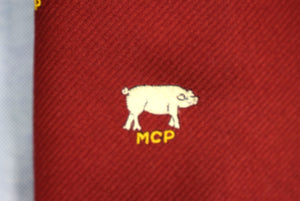 MCP Male Chauvinist Pig Burg Club Tie