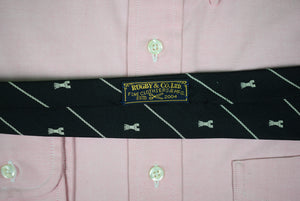Rugby Ralph Lauren Italian Black Silk/ Coronet Club Tie