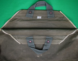 Abercrombie & Fitch Olive Canvas Log Carrier