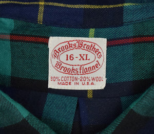 "Brooks Brothers Viyella Tartan Flannel Shirt" Sz: 16-XL (DEADSTOCK w/ BB Tag) (SOLD)