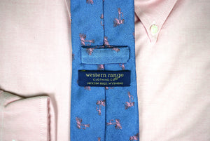 Steel Blue English Silk w/ Pink Trout Flies Tie