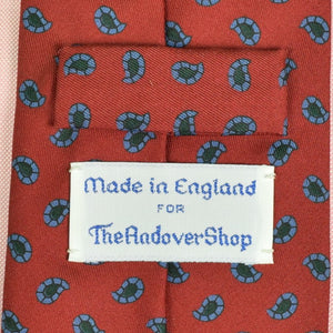 "The Andover Shop Burg English Silk Paisley Tie"