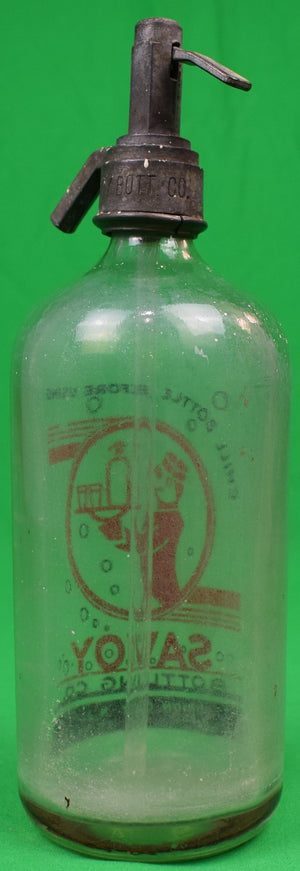 "Savoy Bottling Co Seltzer Bottle"