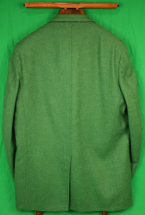 The Andover Shop Green Cheviot Tweed Blazer/ Sport Jacket Sz 46L