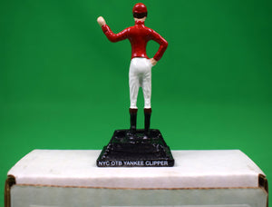 "Red "21' Club Jockey Dinner Place Card Holder" (New In Box) (SOLD)