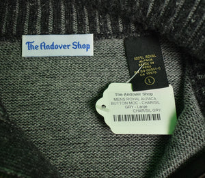 "The Andover Shop Royal Alpaca Char/ Silver Grey Pullover Sweater" Sz: L (New w/ Tags!) (SOLD)