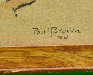 "Paul Desmond Brown Polo Player" (SOLD)