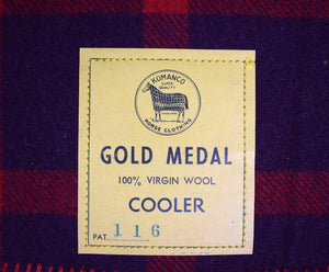 Komanco Horse Clothing Gold Medal Cooler (26) Wool Swatch Panels