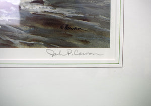 "Alaska High Country Fly Fishing Print" 1982 by John Cowan (SOLD)