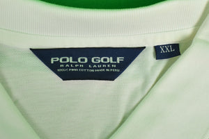 Ralph Lauren Polo Golf White S/S Shirt w/ Rolling Rock Club Logo Sz: XXL