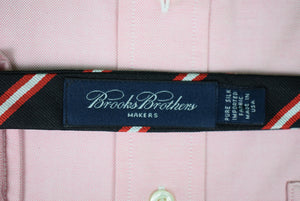 Brooks Brothers Made For St Paul's School Repp Stripe Silk Bow Tie" (SOLD)
