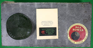 "Abercombie & Fitch x B&A Banda Carpet Bowls Made In England" (New In Box)