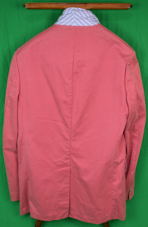 "Polo By Ralph Lauren Nantucket Red Brushed Cotton Chino Blazer" Sz M (SOLD)