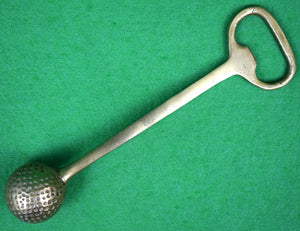 Brass Golf Ball Bottle Opener