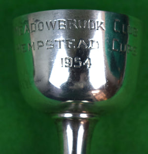 Meadowbrook Club Hempstead Polo 1954 Sterling Jigger Cups
