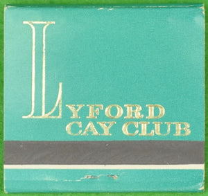 "Lyford Cay Club Vintage Matchbook" (New/ Unstruck)