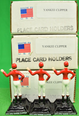 "21" Club Jockey Place Card Holders (New w/ Box!) (SOLD)