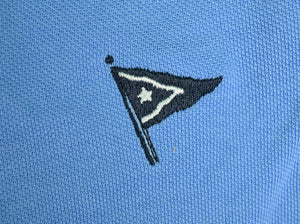 Cutter & Buck Ocean Blue Polo Shirt w/ Nantucket Yacht Club Logo Sz: XXXL (New w/ Tags!) (SOLD)