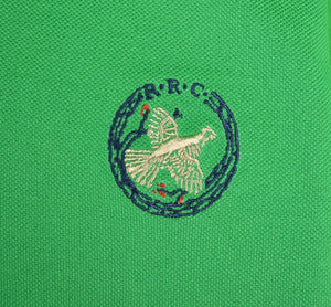 Ralph Lauren Polo Golf Green Polo Shirt w/ Rolling Rock Club Logo Sz: XXL