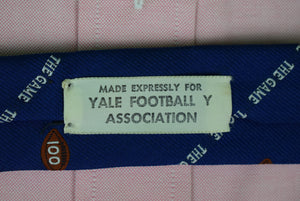 "Chipp 'The Game' Harvard vs Yale 100th Year Navy Poly Tie"