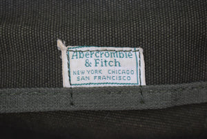 "Abercrombie & Fitch Olive Canvas Duffle Bag" (SOLD)