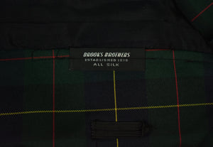 Brooks Brothers Silk Tartan Shawl Collar Evening Waistcoat Sz L (46-52)