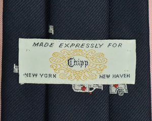 "Chipp 'Ambulance Chaser' Navy Club Tie"