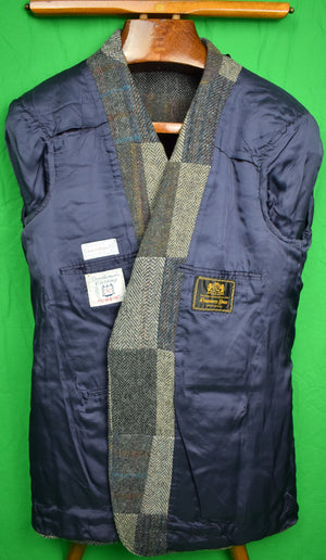 "Corbin Patchwork Tweed Sport Jacket" Sz: 39R