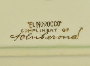 "El Morocco" Ceramic Ashtray (Still in Box!)