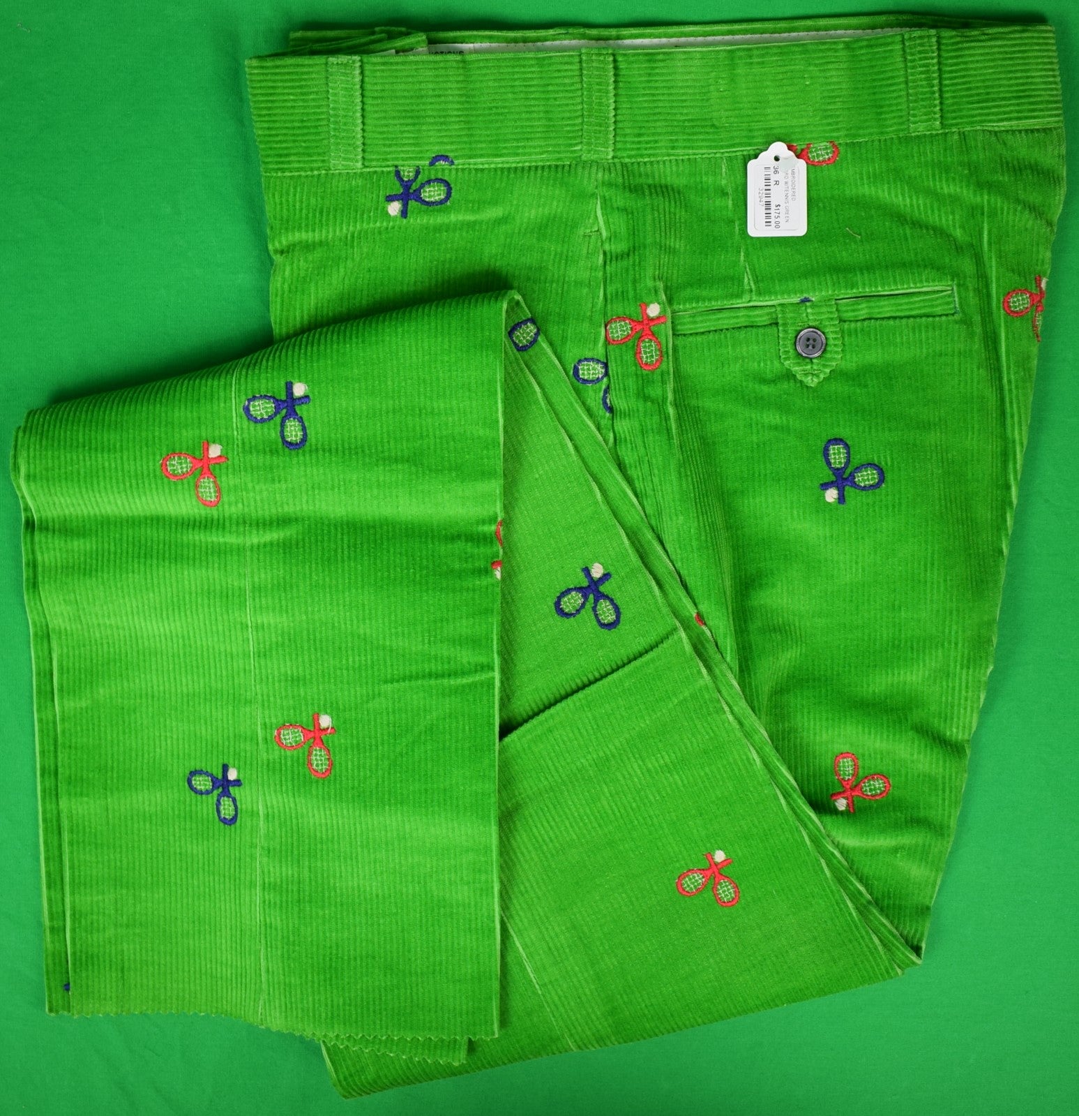 Vintage size 8 Lauren Ralph Lauren dark green corduroy high waisted pa –  Shop Clothing Compass