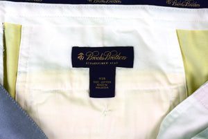 "Brooks Brothers Patch Panel Oxford Cloth Shorts" Sz 35 (New w/ BB Tag)